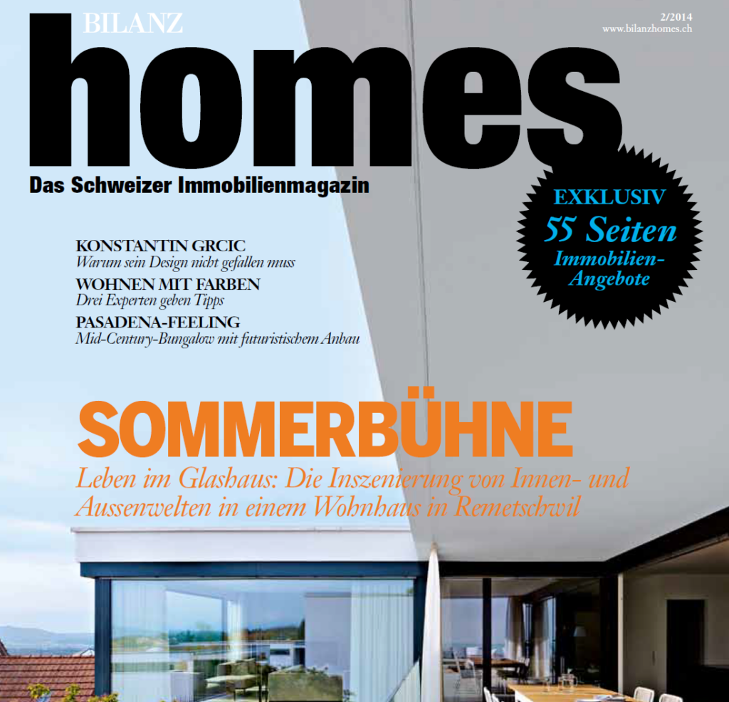 Bilanz Homes <br> Medienbericht 02/2014