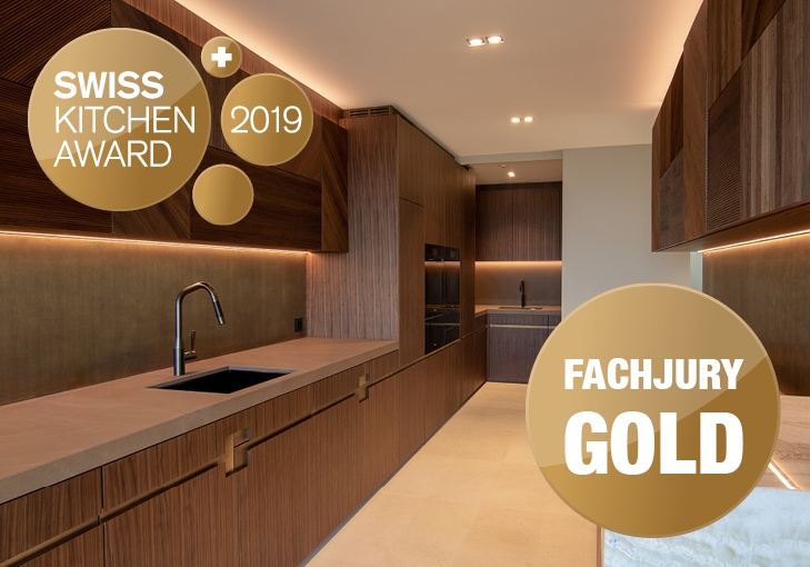 Gewinner des Swiss Kitchen Award Gold für die schönste Küche 2019