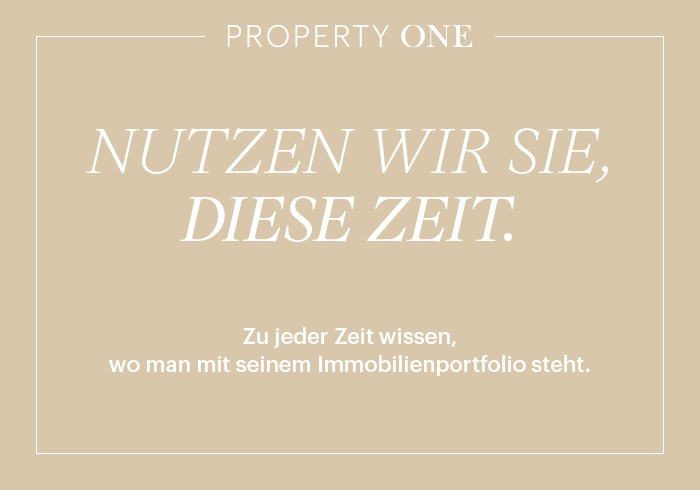 Zu jeder Zeit wissen, wo man mit seinem Immobilienportfolio steht.