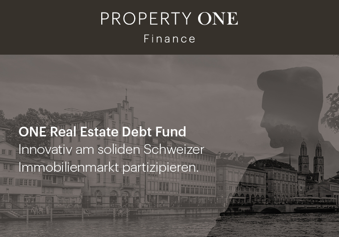 Property One Investors AG: ONE Real Estate Debt Fund als erster Schweizer Fonds für Private Real Estate Debt Anlagen mit einer Zielgrösse von CHF 200 Millionen wird lanciert