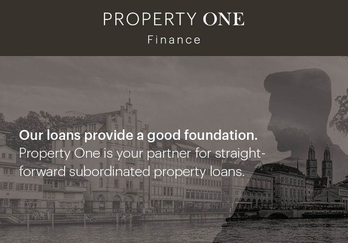 Property One makes tailor-made financing possible for development projects intended for sale