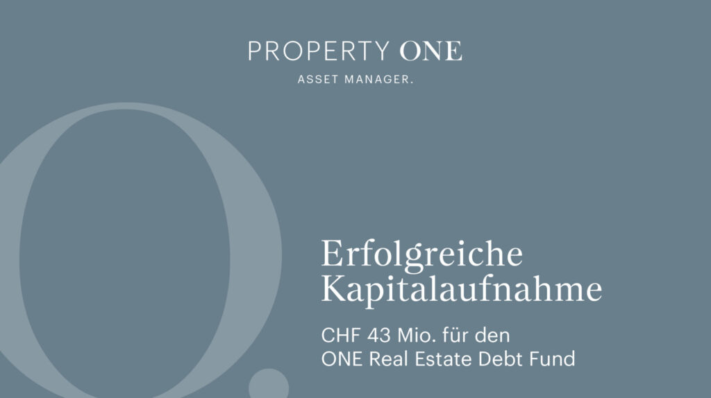 Erfolgreiche Kapitalaufnahme für den ONE Real Estate Debt Fund