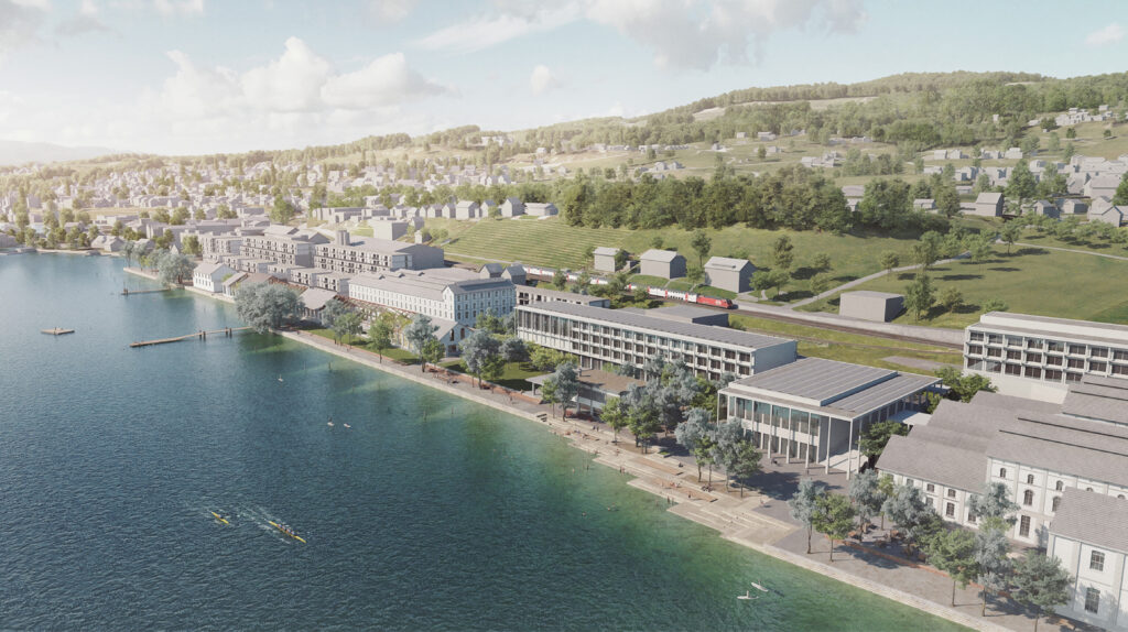 Ein Ort im Wandel. Eine Vermarktung mit Perspektive. Eine Käuferbetreuung mit Anspruch. Direkt am Zürichsee.